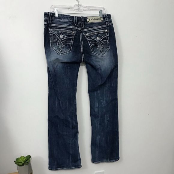 Rock Revival Maggie Boot Easy Jeans Size 30 bootcut - Picture 3 of 16